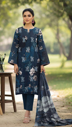 3Pc Ayeza Embroidery Lawn - AL 06