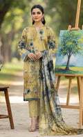 3Pc Ayeza Embroidery Lawn - AL 08