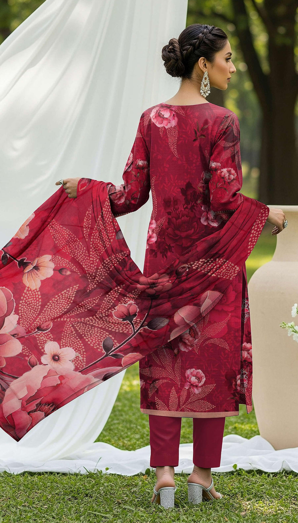 3Pc Ayeza Embroidery Lawn - AL 02