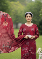 3Pc Ayeza Embroidery Lawn - AL 02