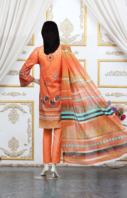 3Pc Aleez Lawn - AL 04