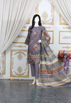 3Pc Aleez Lawn - AL 05