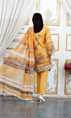 3Pc Aleez Lawn - AL 06