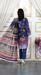 3Pc Aleez Lawn - AL 07