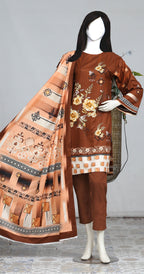 Nafees Linen 03 - 3 Pc Digital Printed Linen