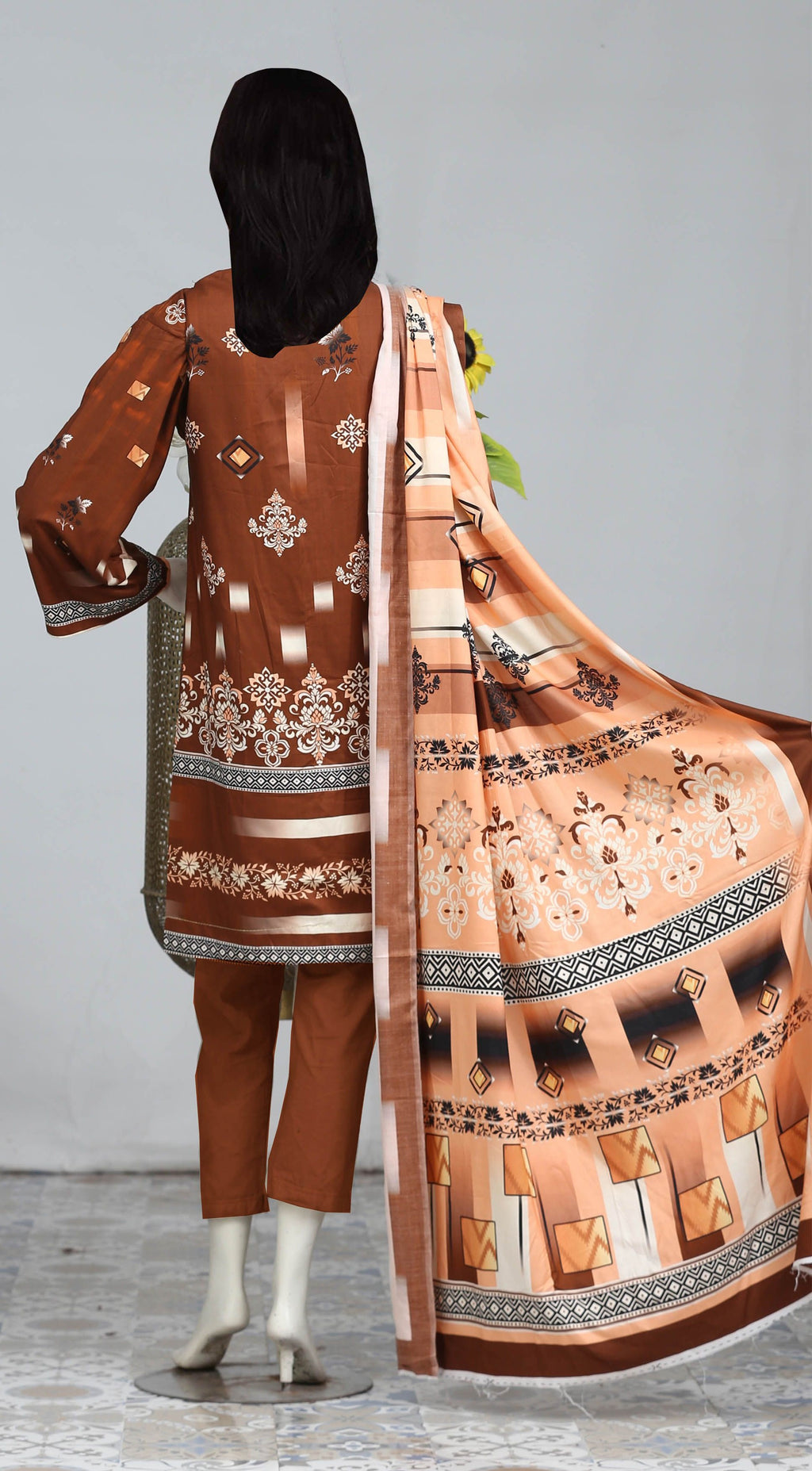 Nafees Linen 03 - 3 Pc Digital Printed Linen