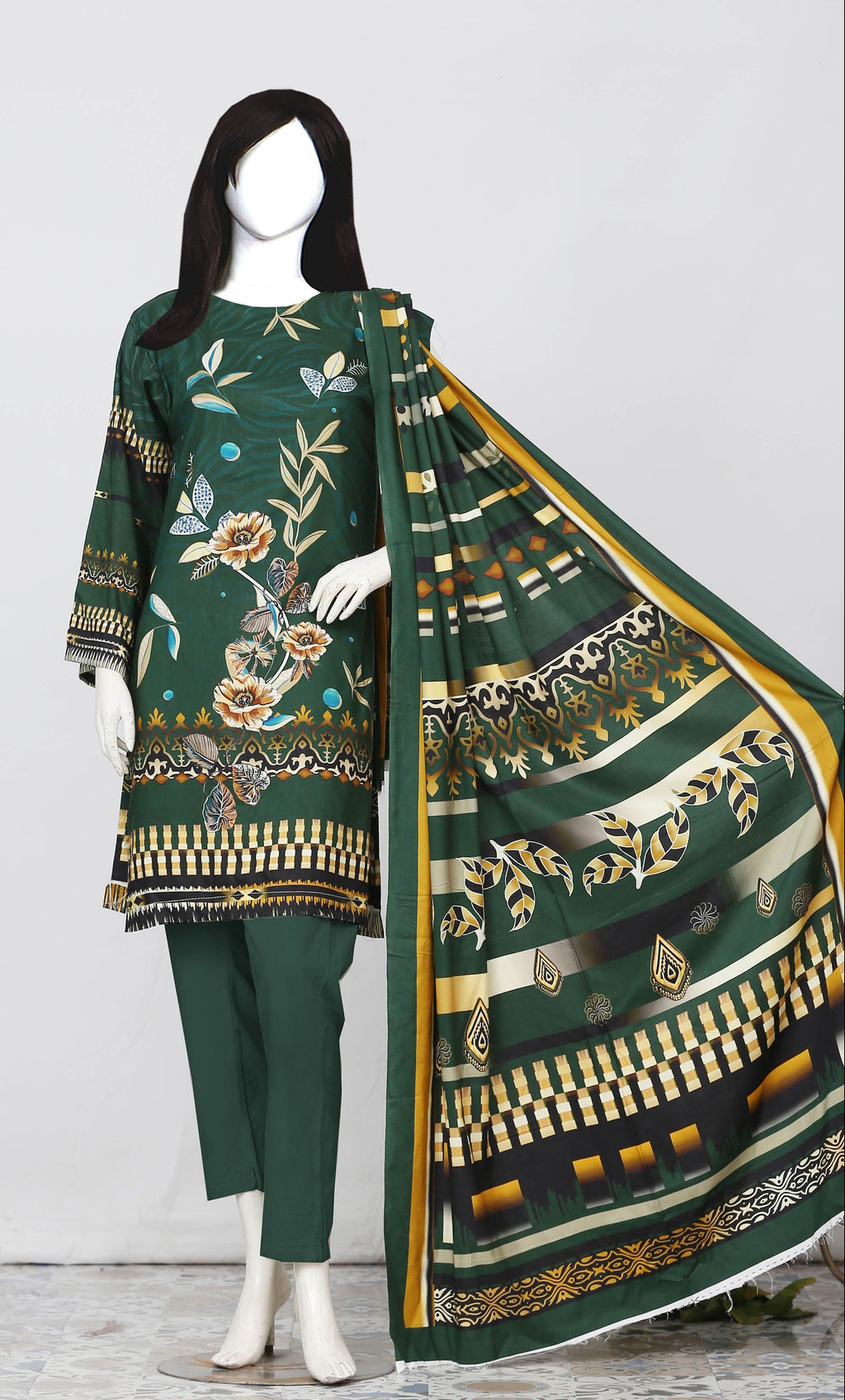 Nafees Linen 01 - 3 Pc Digital Printed Linen