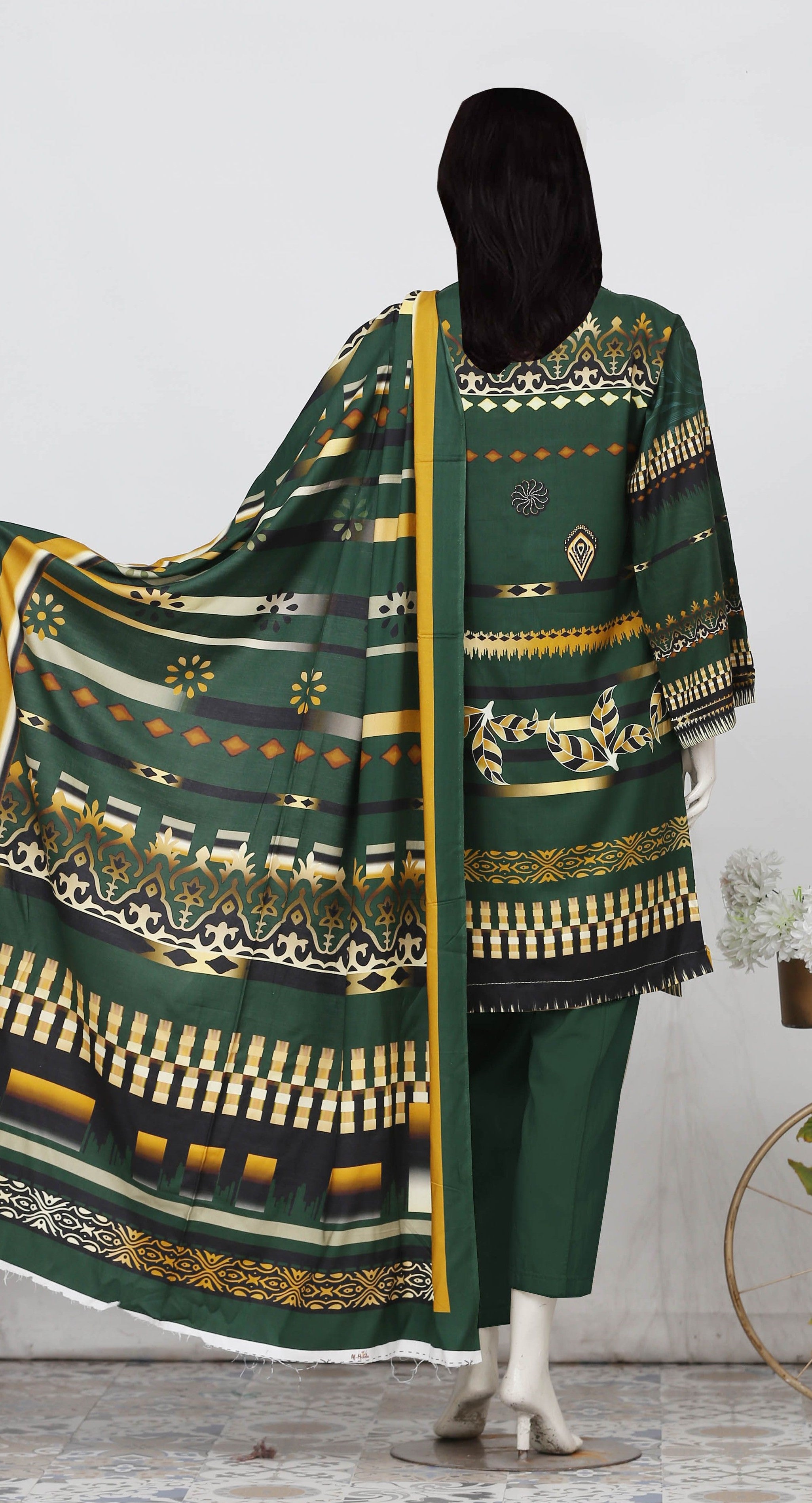 Nafees Linen 01 - 3 Pc Digital Printed Linen