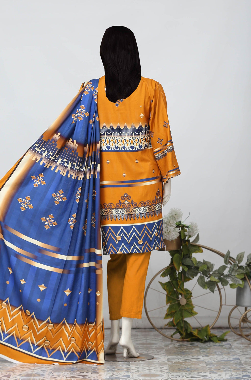 Nafees Linen 05 - 3 Pc Digital Printed Linen