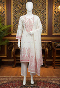 3Pc Rangoli Jacquard Lawn - RJL 04