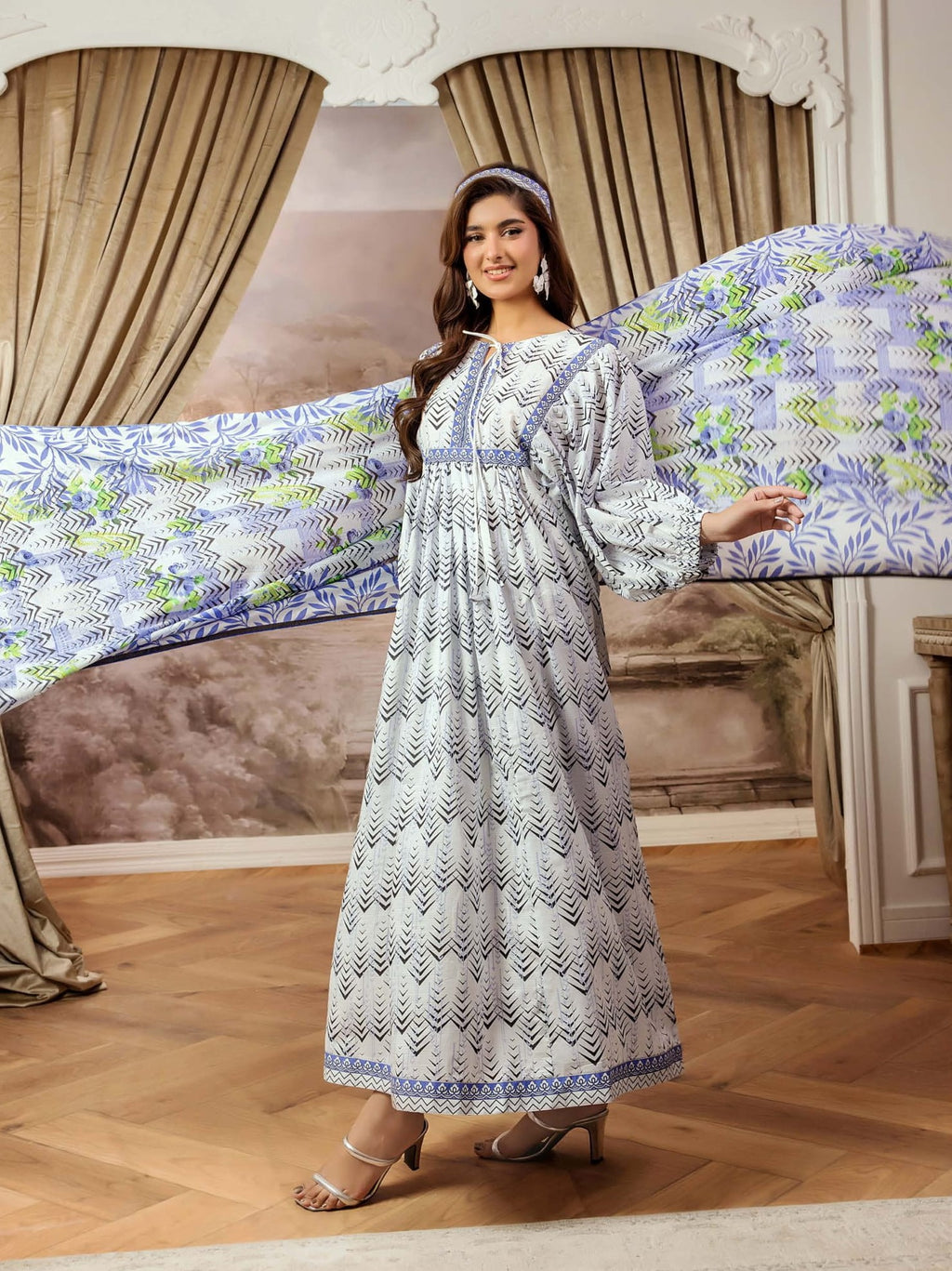 Safwa 03 - 3 Pc Printed Premium Cambric