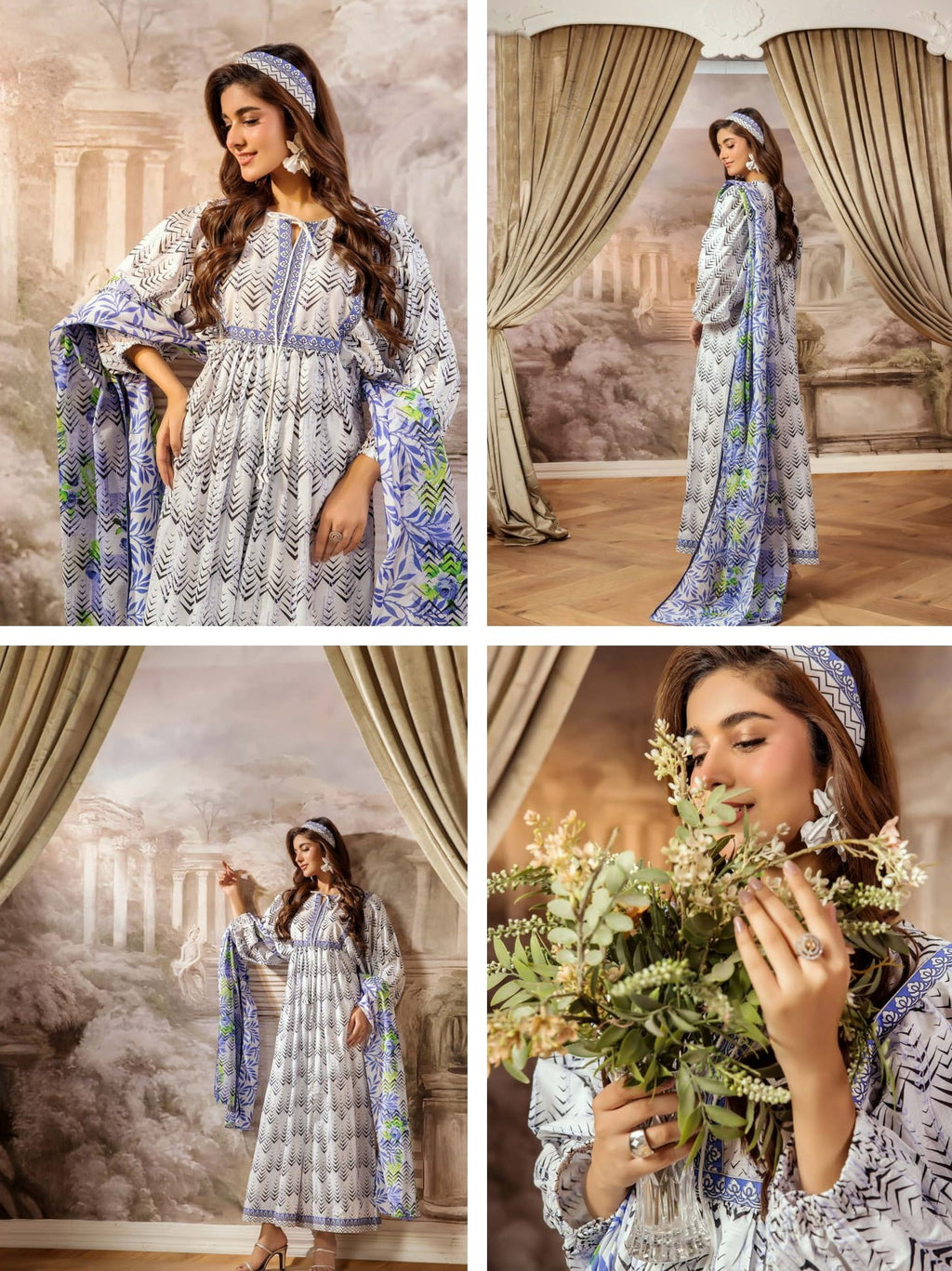 Safwa 03 - 3 Pc Printed Premium Cambric