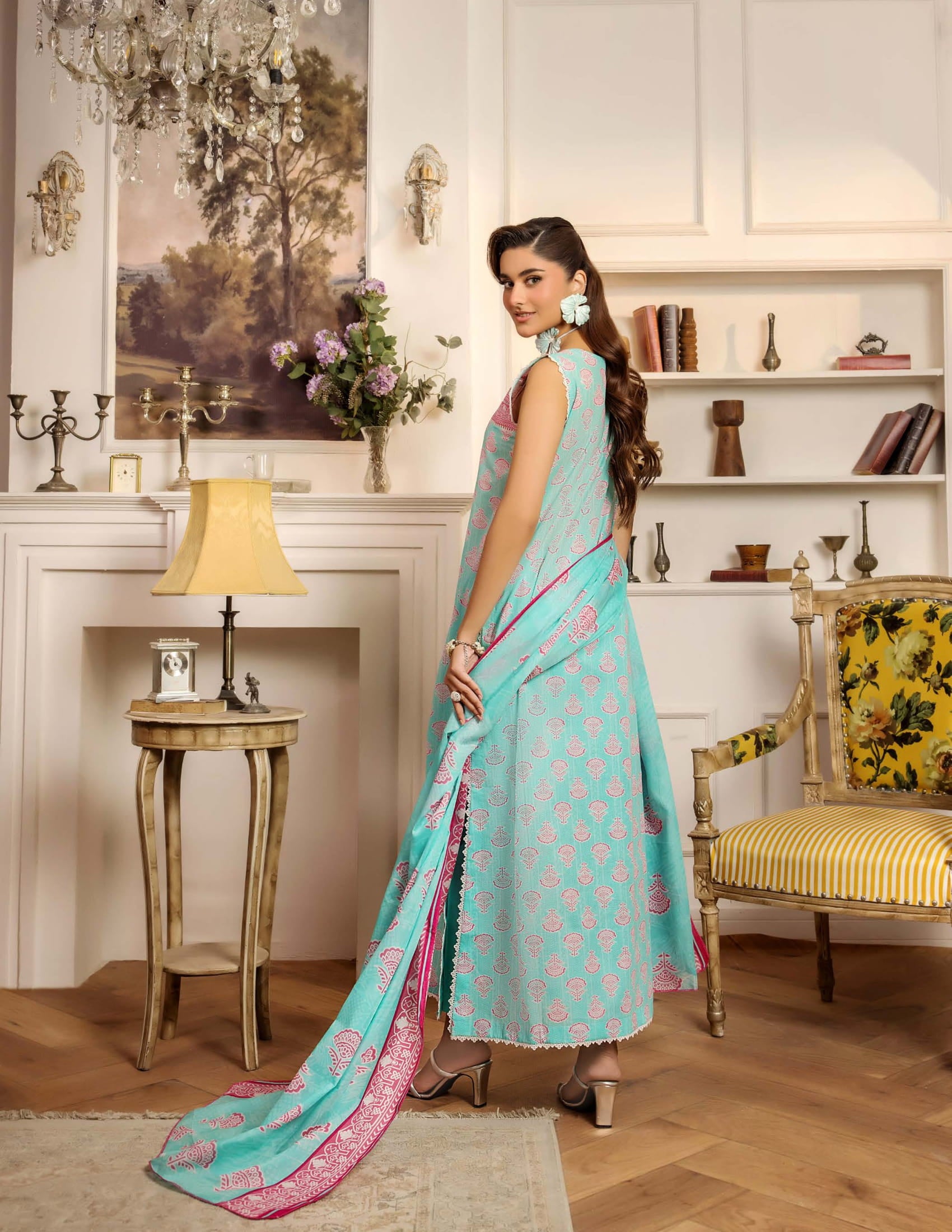 Safwa 09 - 3 Pc Printed Premium Cambric