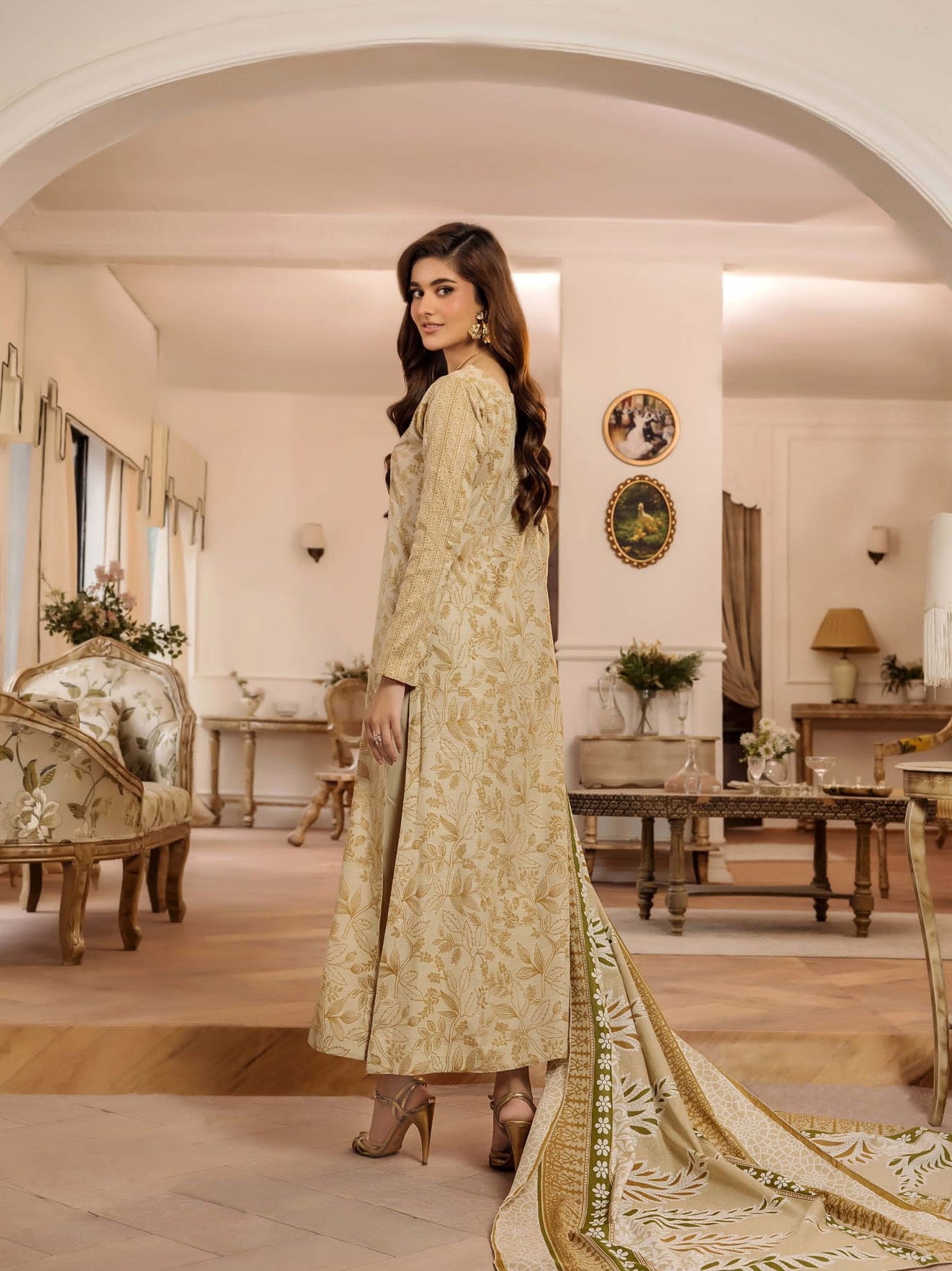 Safwa 08 - 3 Pc Printed Premium Cambric