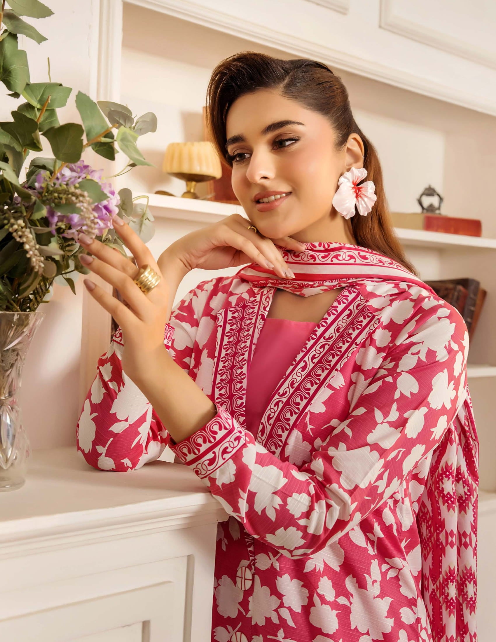 Safwa 07 - 3 Pc Printed Premium Cambric