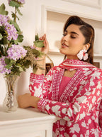 Safwa 07 - 3 Pc Printed Premium Cambric