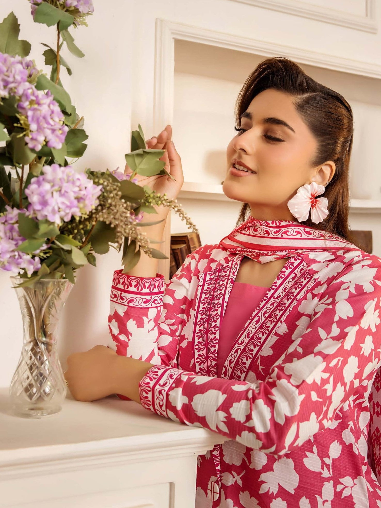 Safwa 07 - 3 Pc Printed Premium Cambric