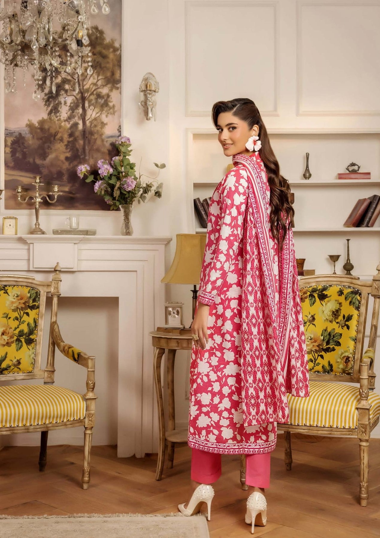 Safwa 07 - 3 Pc Printed Premium Cambric