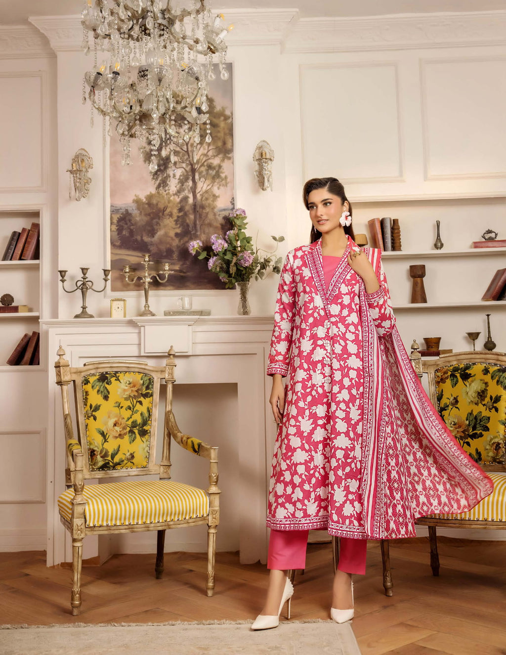 Safwa 07 - 3 Pc Printed Premium Cambric