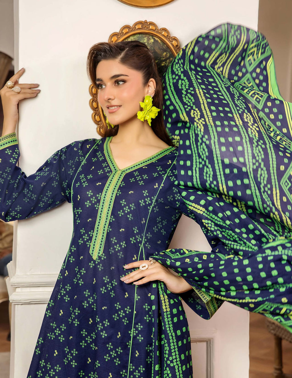 Safwa 06 - 3 Pc Printed Premium Cambric