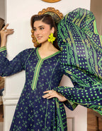 Safwa 06 - 3 Pc Printed Premium Cambric