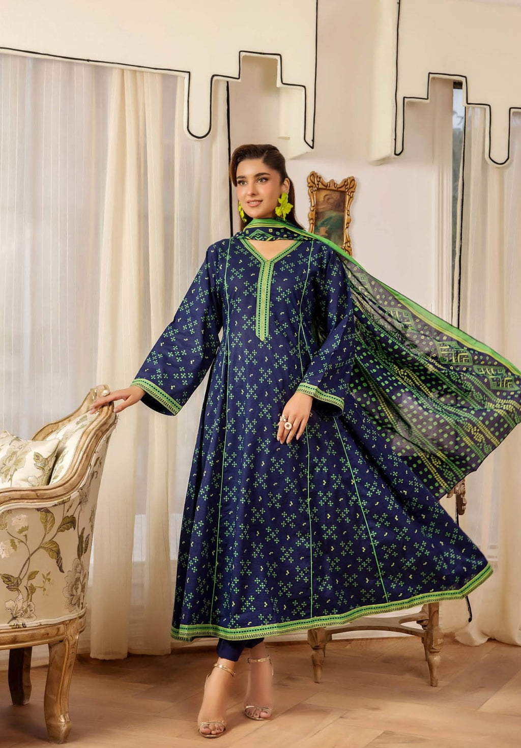 Safwa 06 - 3 Pc Printed Premium Cambric