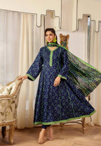 Safwa 06 - 3 Pc Printed Premium Cambric