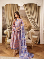 Safwa 01 - 3 Pc Printed Premium Cambric
