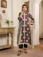 Safwa 04 - 3 Pc Printed Premium Cambric
