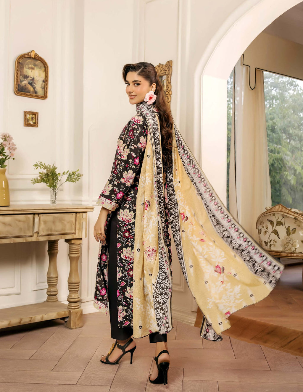 Safwa 04 - 3 Pc Printed Premium Cambric